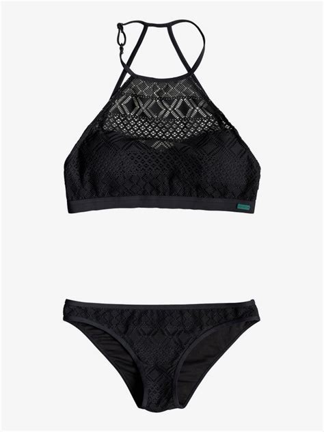 Garden Summers Crop Top Bikini Set For Women Roxy