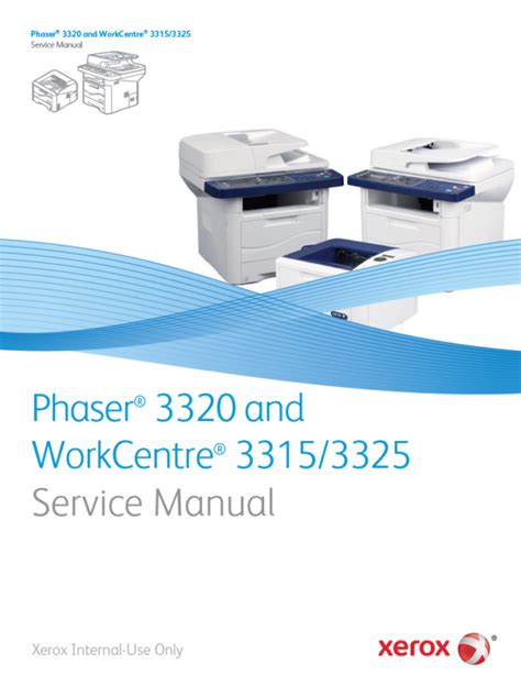 Service manual Xerox Phaser 3320 and WorkCentre 33153325