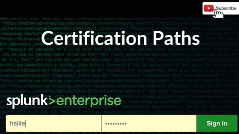 Splunk Certification Paths Youtube