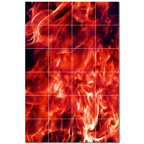 Picture Fire Photo 6 X 6 Satin Ceramic Decorative Mural Wayfair