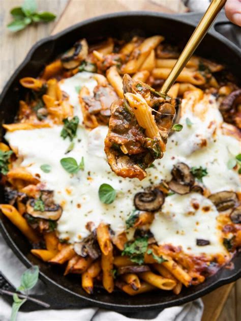 Mushroom And Spinach Pasta Bake Story Jar Of Lemons