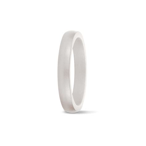 White Silicone Wedding Band - Silicone Wedding Ring | SafeRingz