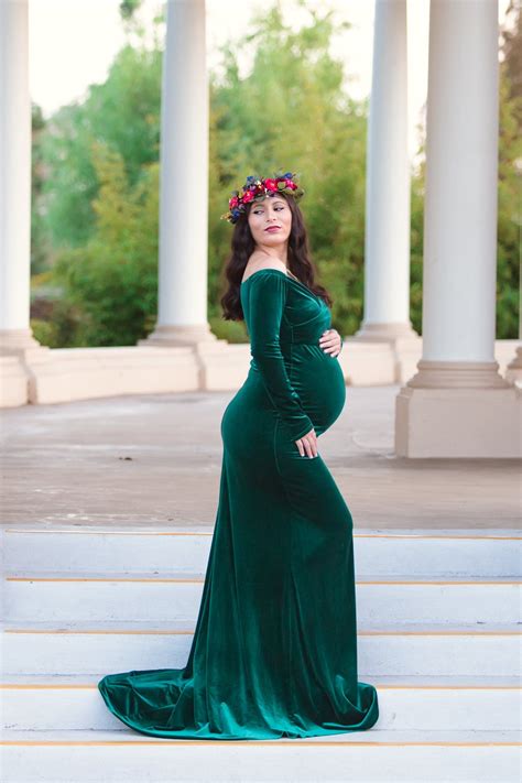 Green Maternity Dress Photoshoot Green Maternity Dresses Maternity