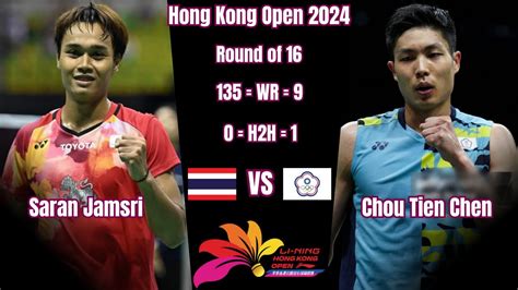 Saran JAMSRI THA VS TPE Chou Tien CHEN LI NING Hong Kong Open