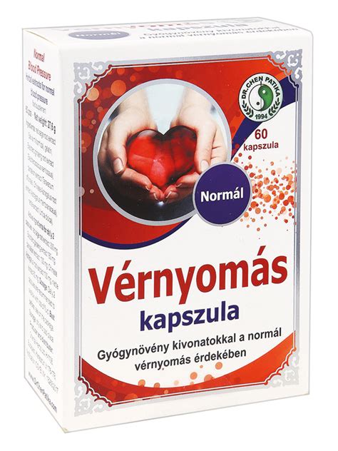 Dr Chen Patika Normál Vérnyomás Kapszula 60 db