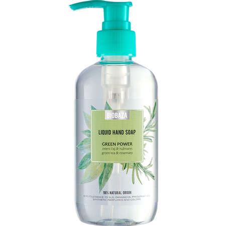 Sapun Lichid Natural Cu Aloe Vera Si Ceai Verde Biobaza Green Power 250