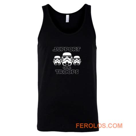 Support Our Troops Stormtrooper Star Wars Darth Vader Jedi Movie Tank