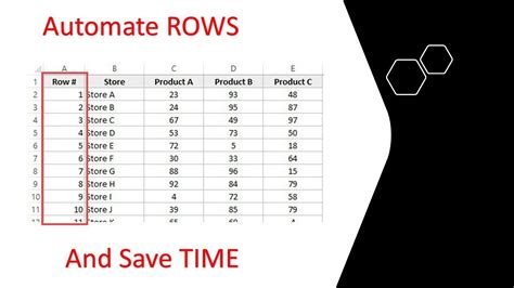 How To Automate Row Numbers In Excel YouTube