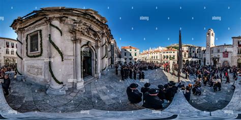 360° view of Saint Blaise's feast day 2014 - Alamy