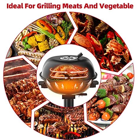 Electric Outdoor Grill,1800W Portable BBQ Grill for Cooking,15+Serving ...