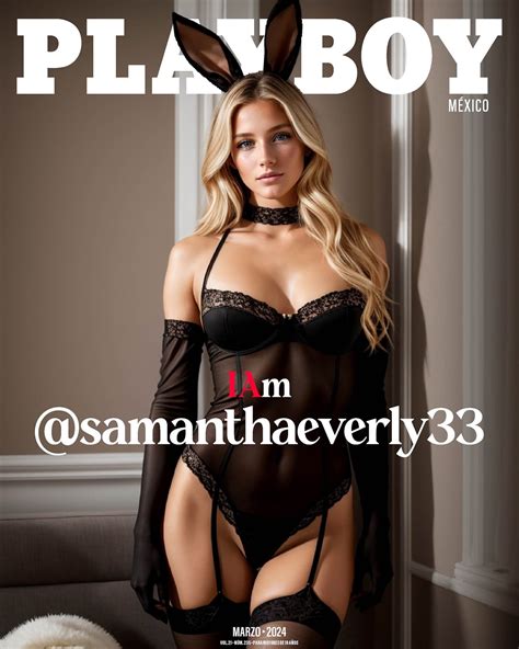 Así es Samantha Everly la modelo de Playboy México creada por IA