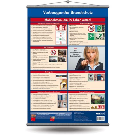 Wandtafel Vorbeugender Brandschutz betriebinbestform Medienshop für