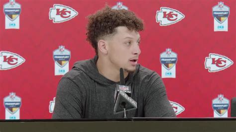 Kansas City Chiefs quarterback Patrick Mahomes press conference vs ...