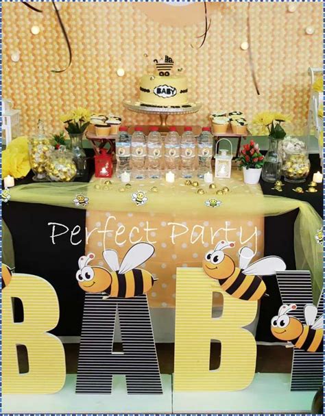 Bumble Bees Baby Shower Party Ideas Photo 11 Of 24 Bee Baby Shower