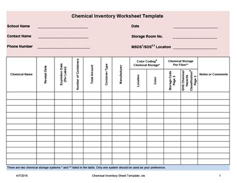 Moving Inventory List Form ~ Excel Templates