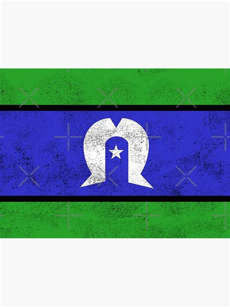 Indigenous Torres Strait Islander Flag [worn Look] Poster For Sale By Politicalamity Redbubble