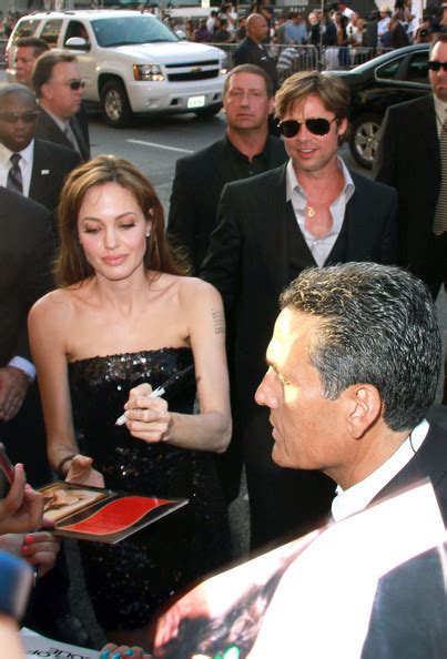 Angelina Jolie And Brad Pitt At The LA Premiere Of Salt July 19