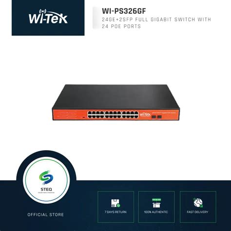 Steq Witek Wi Tek Wi Ps Gf Gigabit Unmanaged Poe Switch Lazada Ph