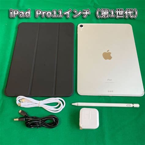 Ipad タッチペン付 Ipad Pro11インチ 第1世代 64gbセルラーモデルの通販 By ちるれんげ S Shop｜アイパッドならラクマ