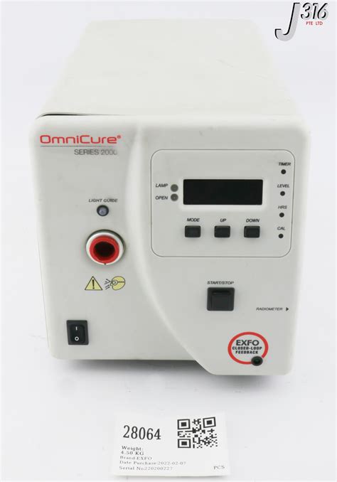 Exfo Omnicure Series Spot Uv Curing System Parts