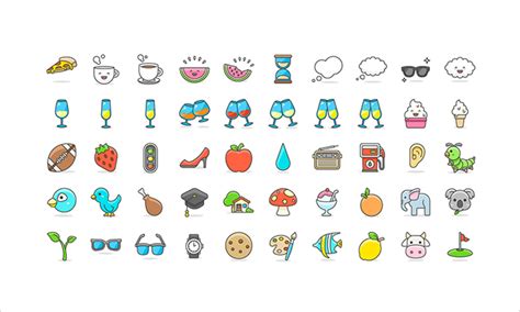 Free 100 Cute Emoji Vector Icons Collection | Dribbble Graphics