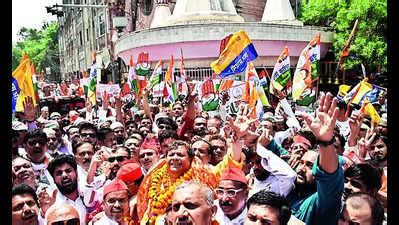 Candidates Congress Bsp Candidates File Nomination From Kanpur Seat