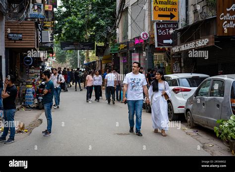 Hauz Khas Village In New Delhi India Stock Photo Alamy