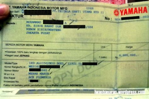 Faktur Motor Pentingnya Memahami Dokumen Faktur Dalam Kepemilikan