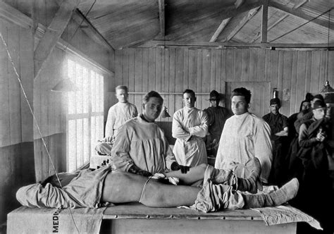 Base Hospital In World War I Photograph By Usa National Library Of