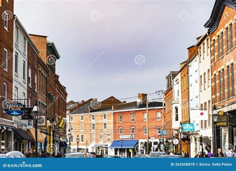 Old Buildings in the City of Porthsmouth NH, USA Editorial Stock Photo ...