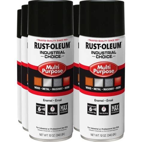 Rust Oleum Industrial Choice Enamel Spray Paint 12 Fl Oz 6 Carton