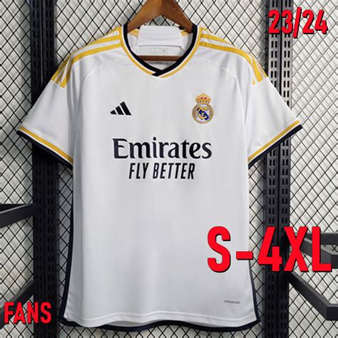 S Xl Real Madrid Soccer Jersey Home Benzema Modric Vini Jr