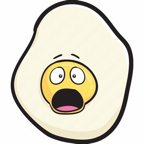 Breakfast, cartoon, egg, eggs, emoji, face, smiley icon - Download on ...