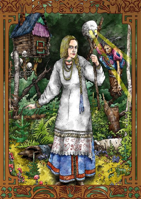 ArtStation - Vasilisa the Beautiful and Baba Yaga