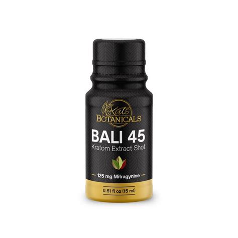 Bali 45 Liquid Kratom Shot Kats Botanicals