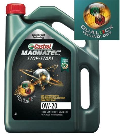 Castrol DUAL LOCK Magnatec 0W20 4L SN CF Fully Synthetic Engine Oil 4L