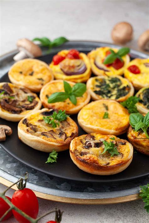 Best Mini Quiche Recipe - 4 Topping Ideas!