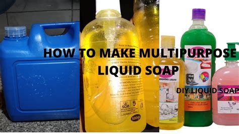 How To Make Multipurpose Liquid Soap For Cheap Diy How To Make