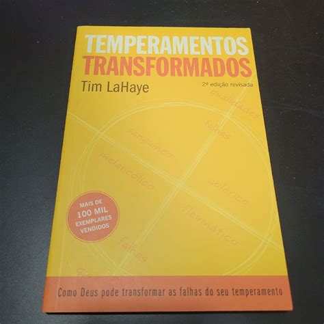 Temperamentos Transformados Tim Lahaye Livro Mundocristão Nunca