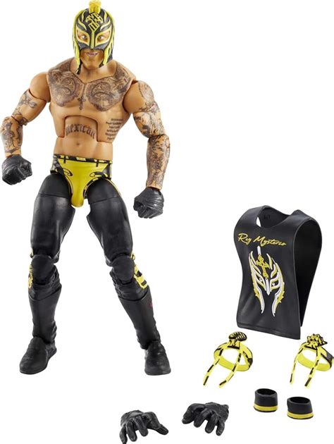 WWE GVC01 Rey Mysterio Top Picks Elite Actionfigur Ca 15 Cm Mit