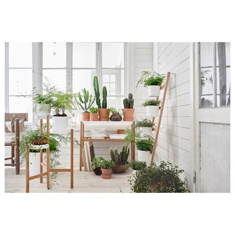 SATSUMAS White Bamboo Plant Stand - 3 Tier - Popular - IKEA