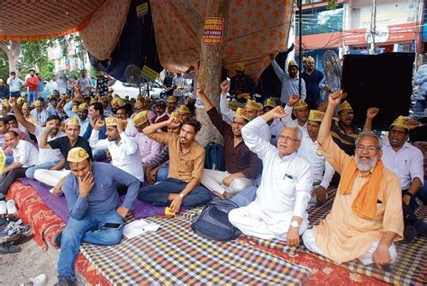 Work In Govt Offices Hit As Clerks Go On Indefinite Strike The Tribune