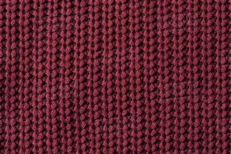 Texture Of Warm Knitted Burgundy Sweater Stock Photo Dissolve