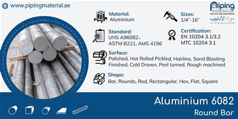 Aluminium 6082 Round Bar And 6082 T6 Aluminum Round Bar Suppliers UAE