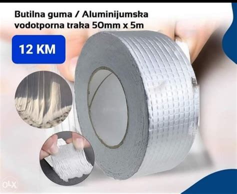 Butilna Guma Aluminijumska Vodotporna Traka Mm X M Selotejp I