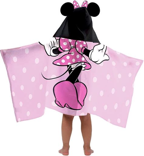 Amazon Jay Franco Disney Minnie Mouse Hooded Bath Towel Measures