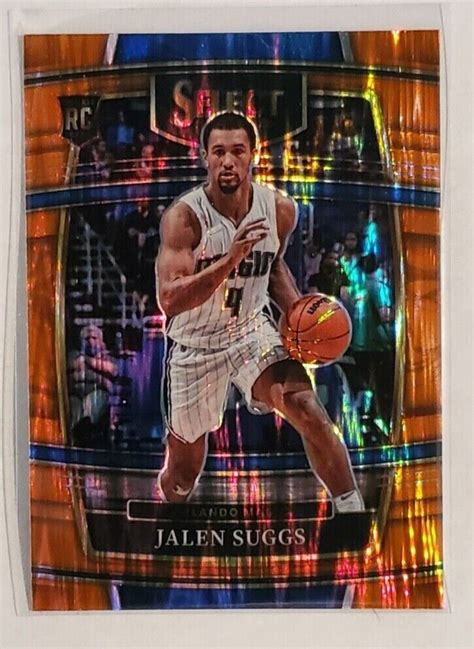 2021 22 Panini Select Orange Flash Prizm Jalen Suggs 27 Rookie RC