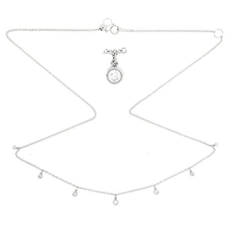 COLLIER EN OR BLANC 18K SERTI DE DIAMANTS AKOYA