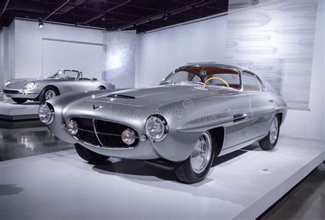 Silver 1953 Fiat 8V Supersonic By Ghia Editorial Stock Photo Image Of