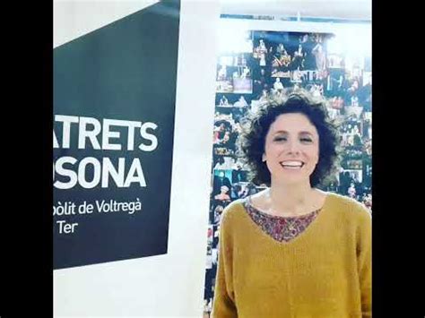 Anna Sahun Visita Al Teatre De Sant Hip Lit De Voltreg Amb El Seu